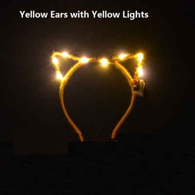 1 kom, djeca, odrasli, LED tijara, kruna, svjetiljka za uho, traka za glavu, cvjetni vijenac, neonska zabava, gumica za kosu, vjenčanje, rođendanski dar Božićni Navidad