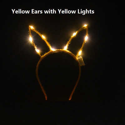 1 kom, djeca, odrasli, LED tijara, kruna, svjetiljka za uho, traka za glavu, cvjetni vijenac, neonska zabava, gumica za kosu, vjenčanje, rođendanski dar Božićni Navidad