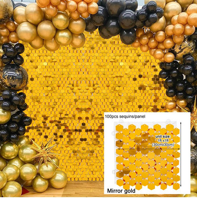 Prelijevajuća pozadina za zabavu sa šljokicama Svjetlucavi kvadratni panel sa šljokicama Vjenčanje Rođendanska zabava Dekoracija za dječje tuširanje