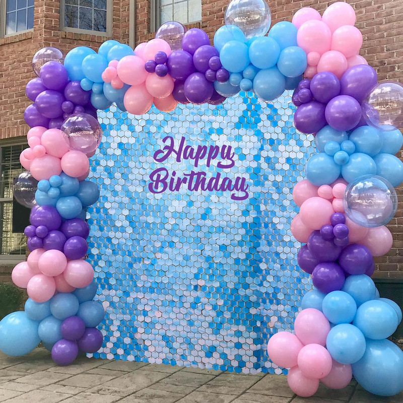 Prelijevajuća pozadina za zabavu sa šljokicama Svjetlucavi kvadratni panel sa šljokicama Vjenčanje Rođendanska zabava Dekoracija za dječje tuširanje