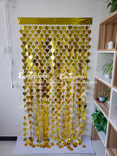 Roosi kuldne punane hõbedane südame taust foolium karv äärekardin sõbrapäeva sünnipäeva pulmapidu fotokabiini taust