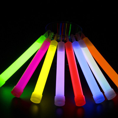 10 τμχ / παρτίδα 6 ιντσών πολύχρωμο Glow Stick Χημικό ελαφρύ ραβδί Camping Διακόσμηση έκτακτης ανάγκης Κλαμπ προμήθειες Χημικός φθορισμός