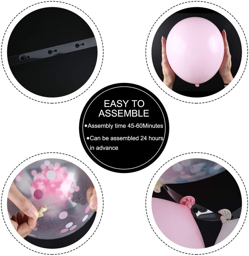 35 ΤΕΜ. Διακόσμηση με αποκάλυψη φύλου Μπαλόνια για αγόρι ή κοριτσάκι Κουρτίνα με μεμβράνη φύλλου αποκάλυψη φύλου Baby Φωτογραφία σκηνικό μπλε ροζ σειρά