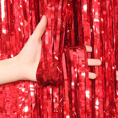 1Mx2M fooliumist tutt Sünnipäevapeo kaunistus Taust Ääriskardin Lastele Täiskasvanute fotokabiin Beebi dušš pulmadekoratsiooniga lasertutt