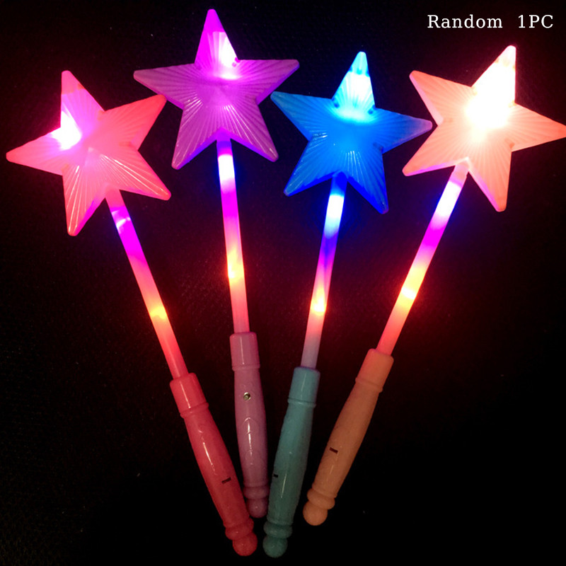 Glowing Stick Magic Stick Glow Stick Flash Fairy Stick Ööpidu Laste Kingitused Glow Peo Rekvisiidid Palju õnne sünnipäevaks