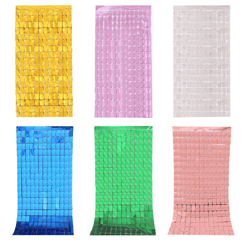 2 komada Pozadina za zabavu Pozadina sa šljokicama Zavjesa za zabavu Zidni dekor za tuširanje djeteta Svjetlucava pozadinska zavjesa sa šljokicama Rođendanska zavjesa od folije