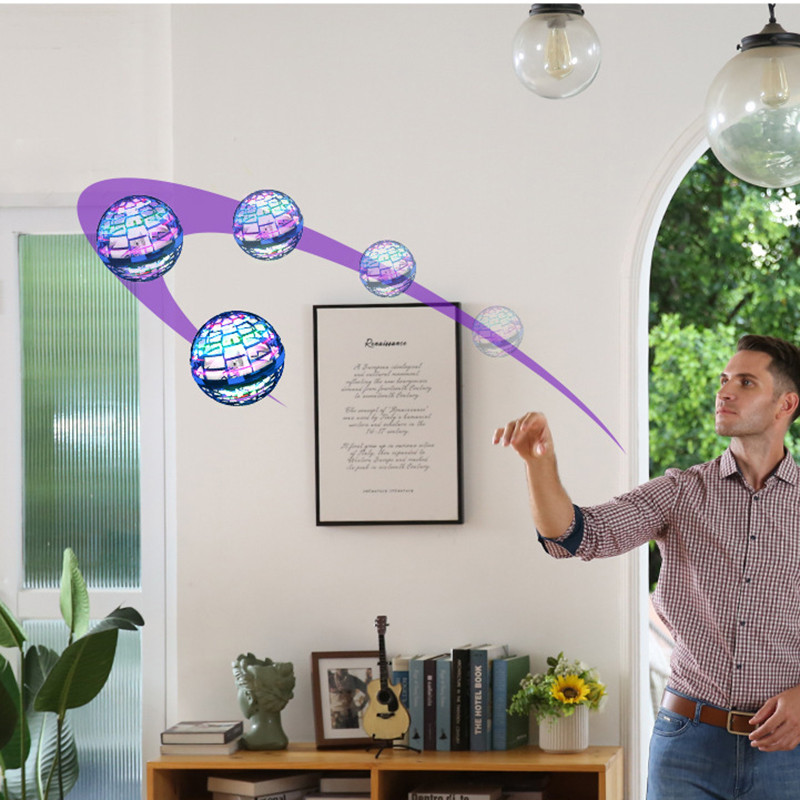 Fly Orb Pro Flying Spinner Μίνι Drone Flying Spinner Whirlpool Αποσυμπίεση αιωρούμενου αεροσκάφους Fingertip Toy Flying Orb Ball