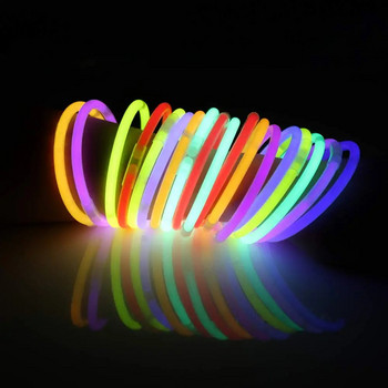 30 τμχ Glow Sticks Glow In The Dark Προμήθειες για πάρτι Λαμπερά κολιέ και λαμπερό βραχιόλι για διακόσμηση αποκριών Neon μπομπονιέρες γενεθλίων