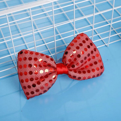 12 bucăți pentru copii adulți cu LED intermitent pentru gât, cu paiete, papion strălucitor, petrecere, cosplay, aniversare, nuntă, festival de Crăciun