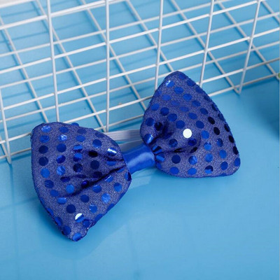 12 bucăți pentru copii adulți cu LED intermitent pentru gât, cu paiete, papion strălucitor, petrecere, cosplay, aniversare, nuntă, festival de Crăciun