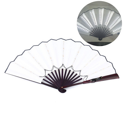 Helendav kokkupandav LED-fänn tantsimine valgusfänniõhtushow Halloweeni jõulureivifestivali aksessuaarid Pimedas helendavad peotarbed