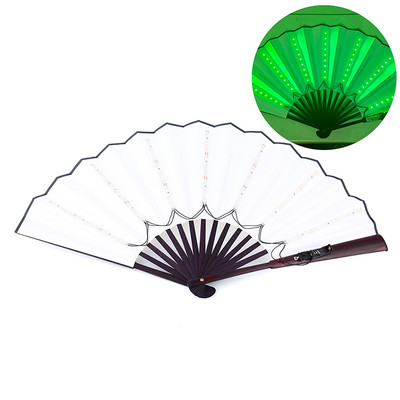 Helendav kokkupandav LED-fänn tantsimine valgusfänniõhtushow Halloweeni jõulureivifestivali aksessuaarid Pimedas helendavad peotarbed