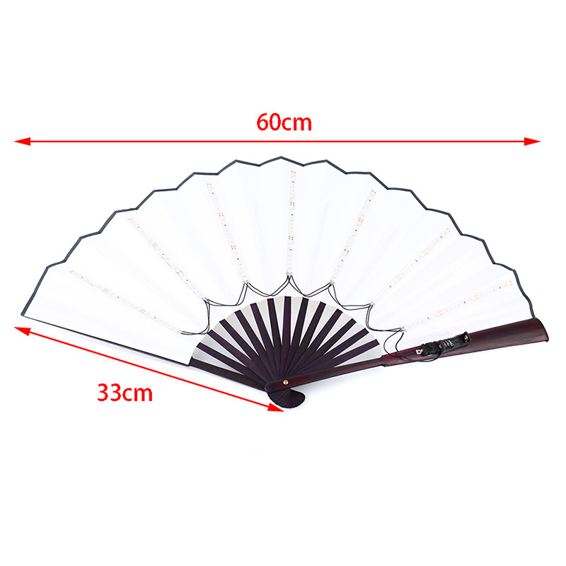 Helendav kokkupandav LED-fänn tantsimine valgusfänniõhtushow Halloweeni jõulureivifestivali aksessuaarid Pimedas helendavad peotarbed