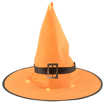 Pălărie de vrăjitoare Decorații de Halloween Pălărie de vrăjitoare strălucitoare Pălărie de vrăjitoare iluminată Pălării de vrăjitoare de Halloween Căciuli pentru femei bărbați copii