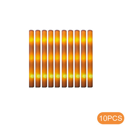 10 vnt. / partijoje Šviečiančios lazdelės Spalvingos LED putplasčio lazdelės Šviečiančios lazdelės Kalėdų gimtadienio vestuvių vakarėlio reikmenys linksmybių vamzdelis tamsus šviesus koncertui