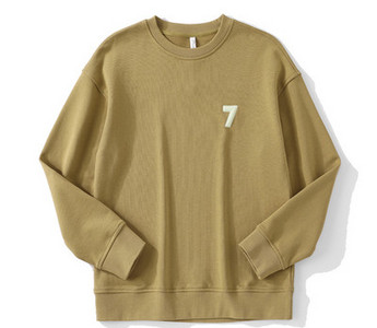 Vabaaja ovaalse kaelusega ja pikkade varrukatega meeste pluus - lai mudel