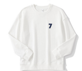 Vabaaja ovaalse kaelusega ja pikkade varrukatega meeste pluus - lai mudel