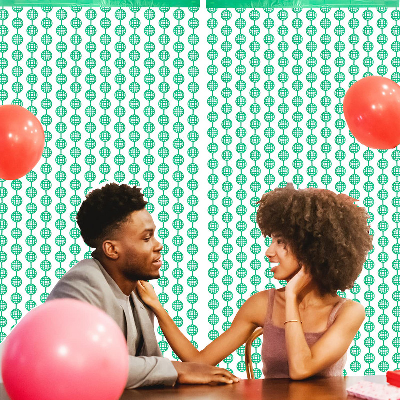 2 m Sünnipäevapeo kaunistused New Earth Tinsel Foolium Tuttkardinad Täiskasvanutele Lastele Sünnipäeva Beebi Shower Pulmakaunistused