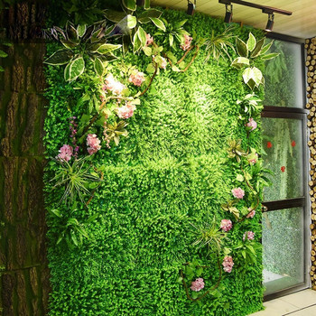 DIY Τεχνητά Πράσινα Φυτά Διακόσμηση Τοίχου Διακόσμηση Τοίχου Φόντο Παραθύρου Φωτογραφία Στήριγμα Χριστουγεννιάτικο λουλούδι διακόσμηση τοίχου Προσαρμοσμένη
