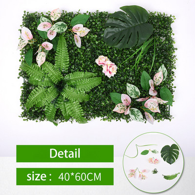 DIY Artificial plante verzi perete decorare petrecere nunta fundal fereastră foto accesoriu Crăciun flori decor de perete personalizat