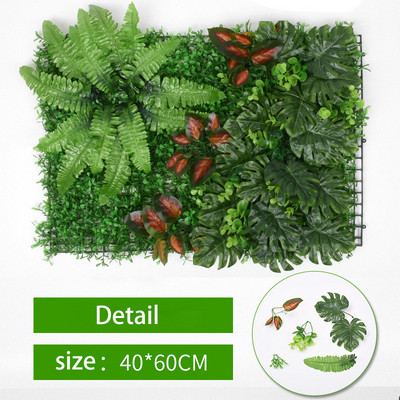 DIY Artificial plante verzi perete decorare petrecere nunta fundal fereastră foto accesoriu Crăciun flori decor de perete personalizat