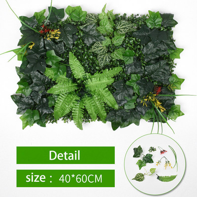 DIY Artificial plante verzi perete decorare petrecere nunta fundal fereastră foto accesoriu Crăciun flori decor de perete personalizat