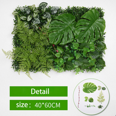 DIY Artificial plante verzi perete decorare petrecere nunta fundal fereastră foto accesoriu Crăciun flori decor de perete personalizat