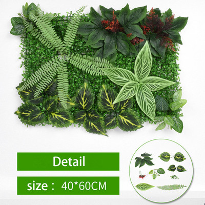 DIY Artificial plante verzi perete decorare petrecere nunta fundal fereastră foto accesoriu Crăciun flori decor de perete personalizat