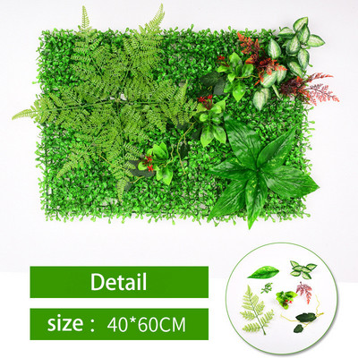 DIY Artificial plante verzi perete decorare petrecere nunta fundal fereastră foto accesoriu Crăciun flori decor de perete personalizat