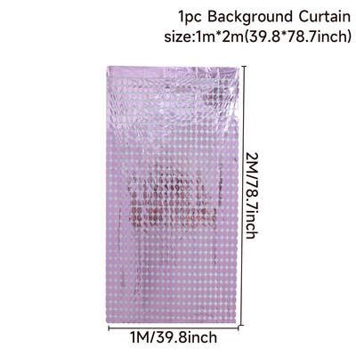 Διακοσμήσεις για πάρτι γενεθλίων με γυαλιστερή παγιέτα με φόντο γάμου ντους μωρού διακόσμηση πάρτι φόντο με γκλίτερ κουρτίνα με αλουμινόχαρτο