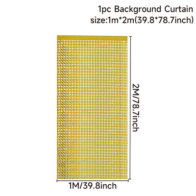 Διακοσμήσεις για πάρτι γενεθλίων με γυαλιστερή παγιέτα με φόντο γάμου ντους μωρού διακόσμηση πάρτι φόντο με γκλίτερ κουρτίνα με αλουμινόχαρτο