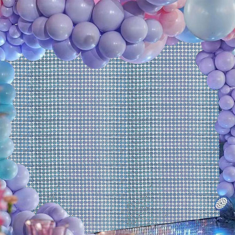 Διακοσμήσεις για πάρτι γενεθλίων με γυαλιστερή παγιέτα με φόντο γάμου ντους μωρού διακόσμηση πάρτι φόντο με γκλίτερ κουρτίνα με αλουμινόχαρτο