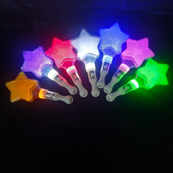 Λαμπερό LED μαγικό ραβδί με αστέρι δώρα Φωτεινό στολισμό πάρτι Φωτιστικό ραβδί Παιδικά αγόρια κορίτσια Χαρούμενα φωσφοριζέ Διακοσμητικά πάρτι γενεθλίων