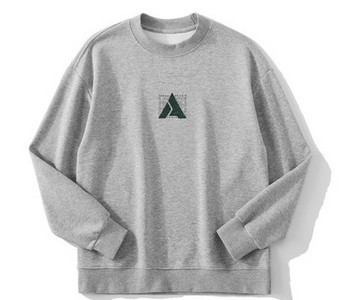 Meeste spordipluus teksti ja ovaalse kaelusega