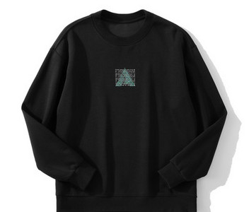 Meeste spordipluus teksti ja ovaalse kaelusega