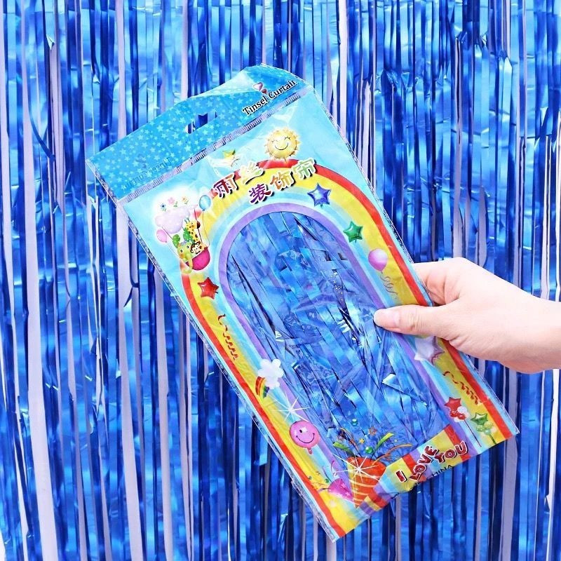 2M Rainbow Backdrop Foil Κουρτίνες Φωτογραφία φόντου Προμήθειες Διακόσμηση πάρτι γενεθλίων για ενήλικες Χριστουγεννιάτικη διακόσμηση και διακόσμηση γάμου