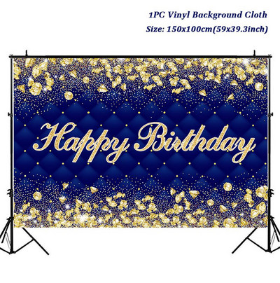 Kuldse sädelega palju õnne sünnipäevaks Taust Täiskasvanute ükssarviku taust fotode jaoks Palju õnne sünnipäevaks, laste jaoks mõeldud beebidušši sisekujundus