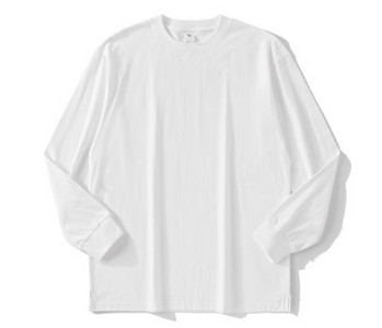 Ανδρική μπλούζα με λαιμόκοψη O και μακριά μανίκια