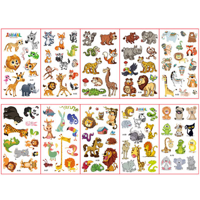 Džiunglių gyvūnų stalo reikmenų rinkinys Vaikams Gimtadienio dekoracijos Popierinės lėkštės Puodeliai Latekso Balionai