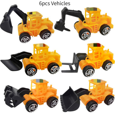 Statybinė tema Stalo reikmenys Traktorius Sunkvežimis Popieriniai puodeliai Lėkštės Staltiesė Vaikams Berniuko gimtadienio papuošalai