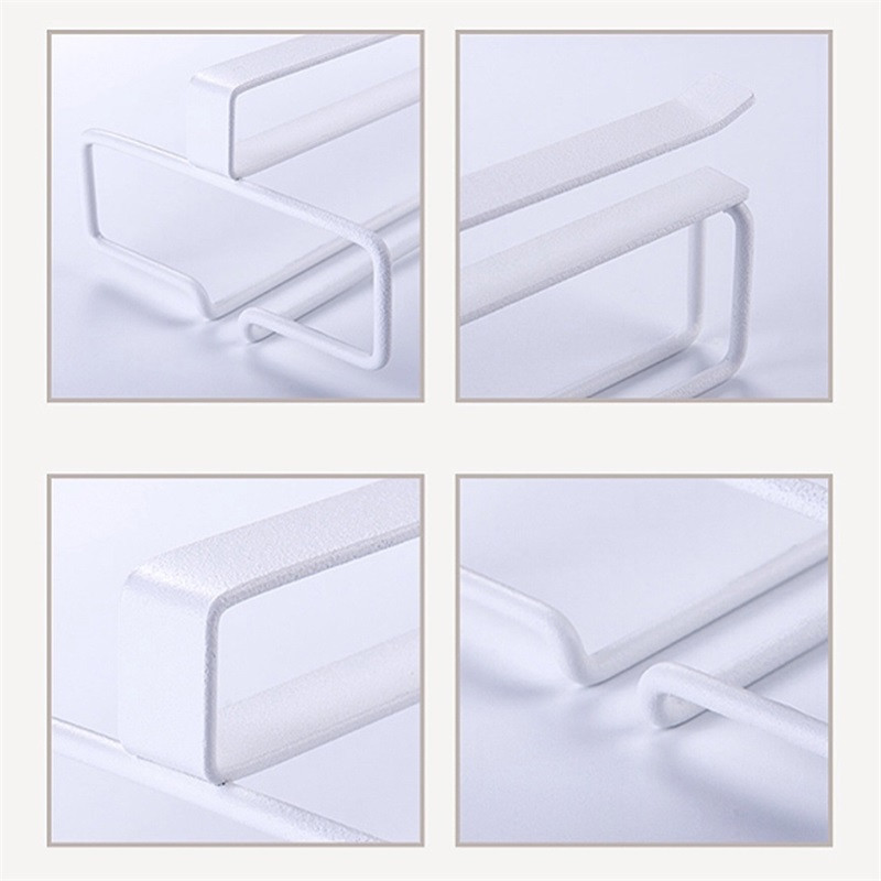 Stalak za čaše za vino Zidna čaša za kuhanje Preokrenuta polica za pohranu ispod ormarića No-punch Organizator Stalak Držač za odvod Kuhinjski alati