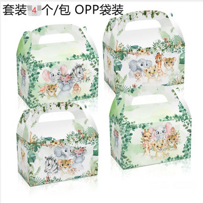 Šalavijų žalios spalvos vienkartiniai stalo reikmenys „Tropic Greenery Party Popierinės lėkštės Puodelis Havajai Vestuvių gimtadienio džiunglių teminis vakarėlio dekoras