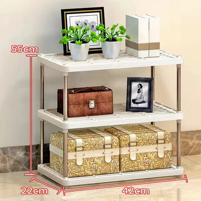 Daugiasluoksnė mikrobangų krosnelės lentyna nerūdijančio plieno nuimama lentyna Virtuvė Sutvarkykite stalo reikmenų lentynas Namų laikymo lentynos laikiklis