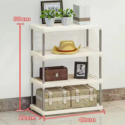 Daugiasluoksnė mikrobangų krosnelės lentyna nerūdijančio plieno nuimama lentyna Virtuvė Sutvarkykite stalo reikmenų lentynas Namų laikymo lentynos laikiklis