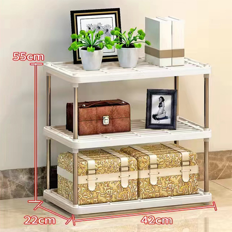 Daugiasluoksnė mikrobangų krosnelės lentyna nerūdijančio plieno nuimama lentyna Virtuvė Sutvarkykite stalo reikmenų lentynas Namų laikymo lentynos laikiklis