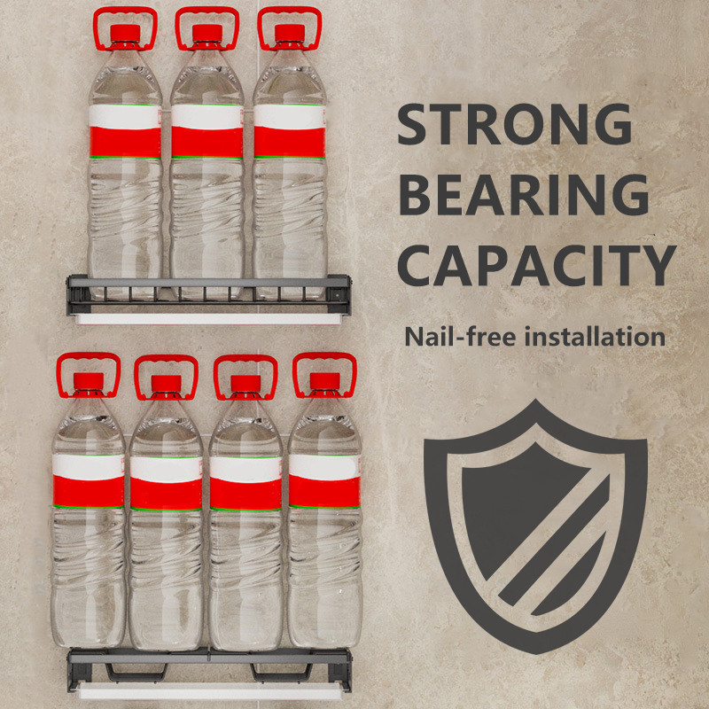 Indų lentyna Be perforavimo virtuvės tvarkyklė Sandėliavimo džiovinimo lentyna Ant sienos montuojama daugiafunkcė kanalizacijos lazdelės Šaukšto indų laikiklis