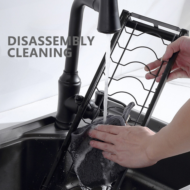 Indų lentyna Be perforavimo virtuvės tvarkyklė Sandėliavimo džiovinimo lentyna Ant sienos montuojama daugiafunkcė kanalizacijos lazdelės Šaukšto indų laikiklis