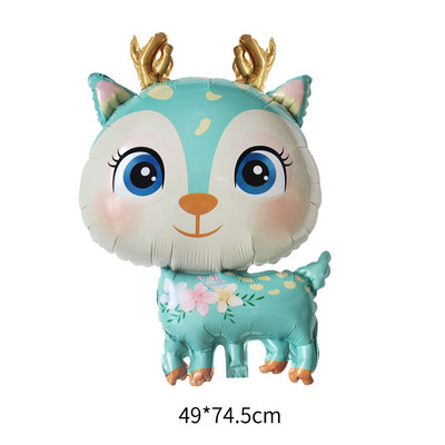 8Gost Božićni jeleni Jednokratno posuđe Crtić Elk Papirnati tanjur Sretan Božić Naklon djeci Dekor Sretna Nova 2023.