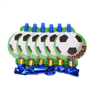 Fotbal Fotbal Tema Copii Băiat Decor pentru petrecere de aniversare Cupă Farfurie Servețel Banner Pălărie Geanta de pradă Set de accesorii pentru petrecere