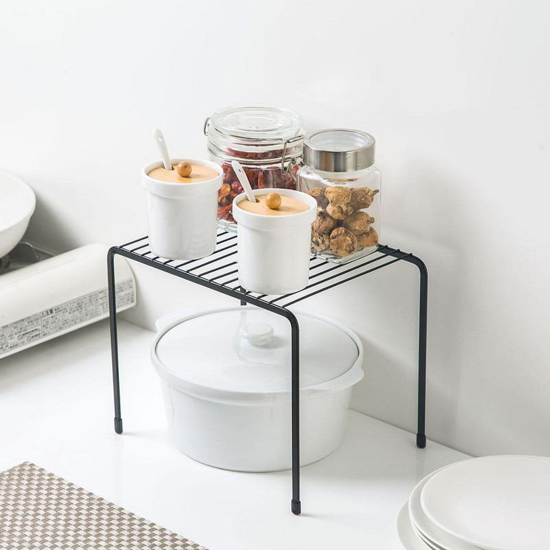 Ράφι αποθήκευσης κουζίνας Ντουλάπα ράφι Ράφι για στέγνωμα βάζα μπαχαρικών Θήκη καρυκευμάτων Μπουκάλια καρυκεύματα Ράφια ράφι μπαχαρικών Οργανωτής κουζίνας
